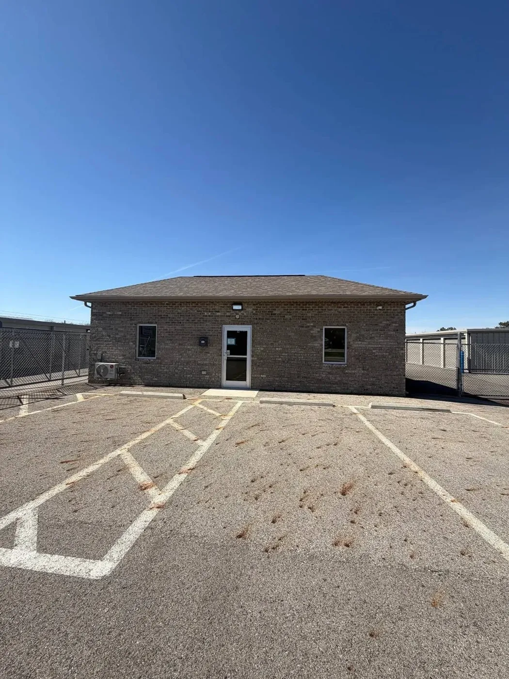 WEStore Ohio brick office and customer parking